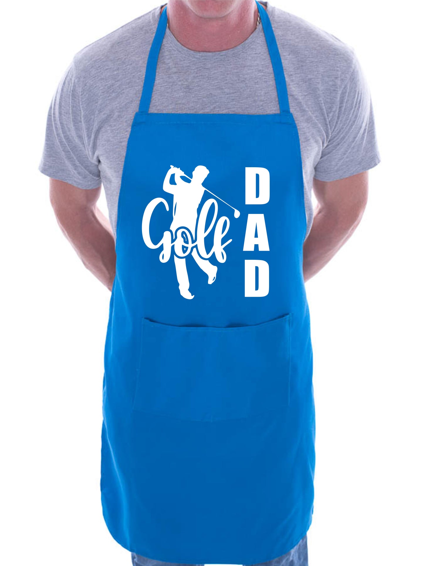 Golf Dad Golfer Apron Funny Birthday Gift Father's Day Cooking Baking BBQ