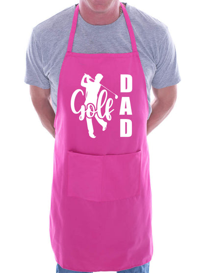 Golf Dad Golfer Apron Funny Birthday Gift Father's Day Cooking Baking BBQ