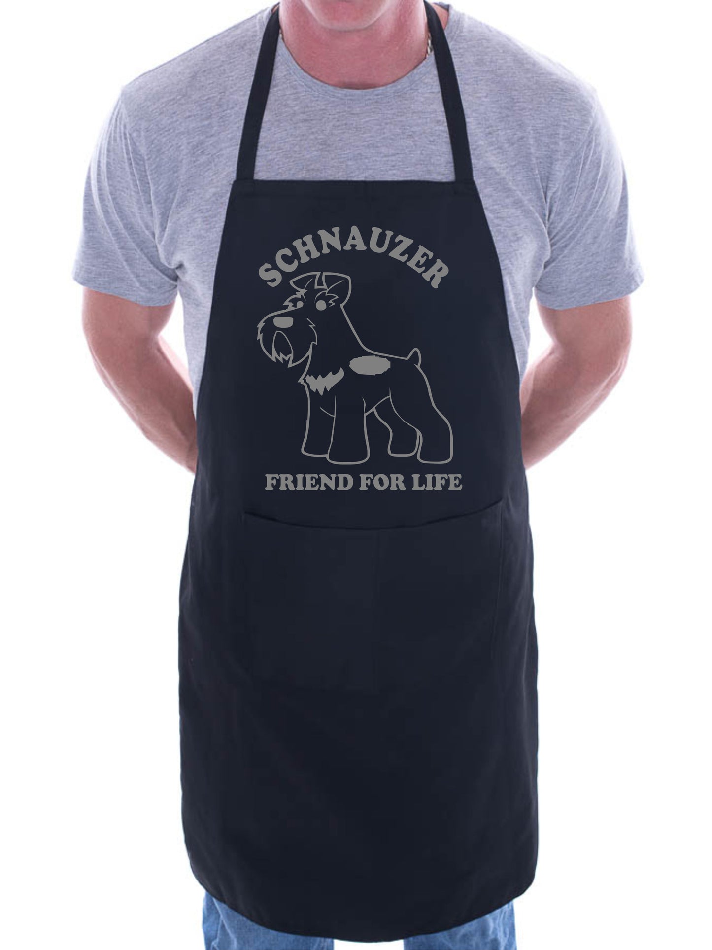 Adult Schnauzer Dog Lovers Gift BBQ Cooking Funny Novelty Apron