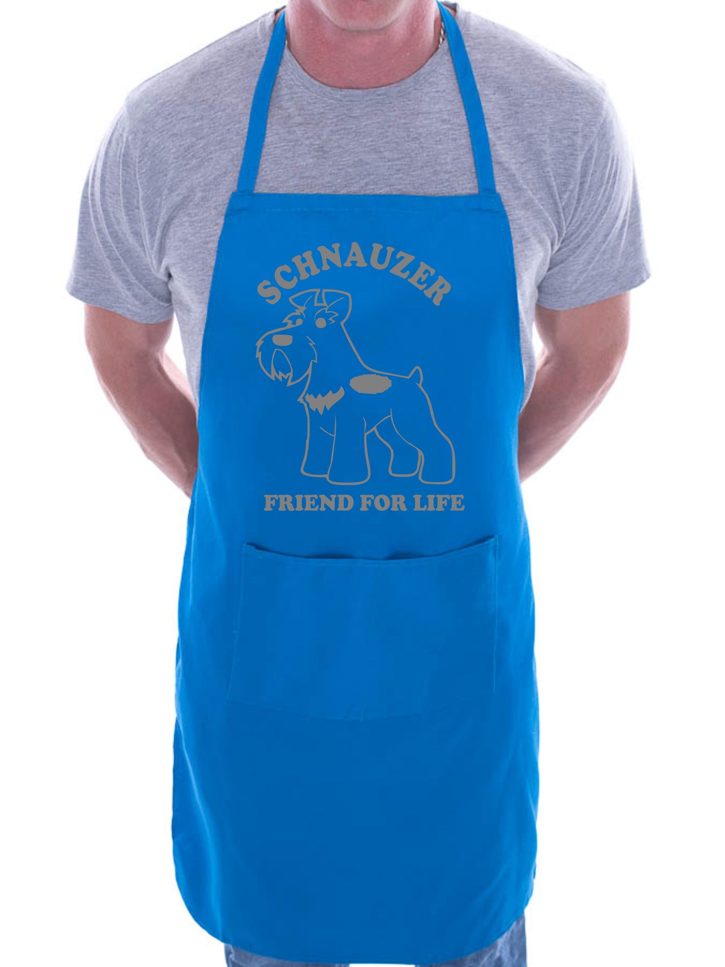 Adult Schnauzer Dog Lovers Gift BBQ Cooking Funny Novelty Apron