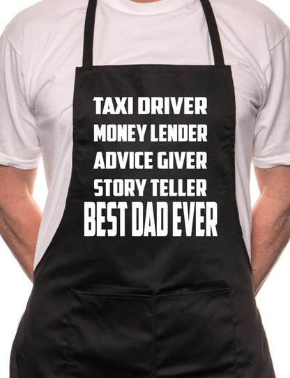 Adult Best Dad Ever Father's Day BBQ Cooking Funny Novelty Apron