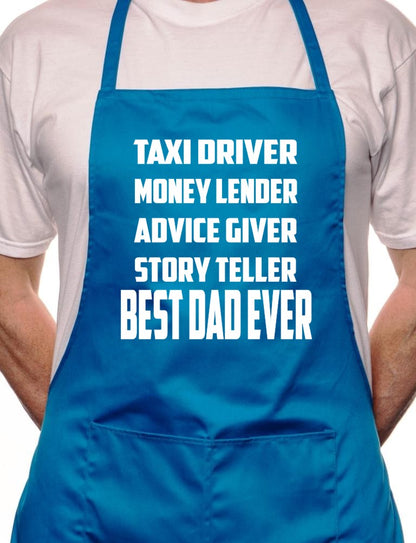 Adult Best Dad Ever Father's Day BBQ Cooking Funny Novelty Apron