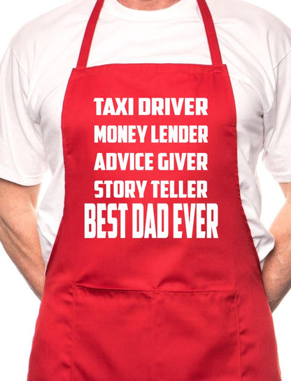 Adult Best Dad Ever Father's Day BBQ Cooking Funny Novelty Apron