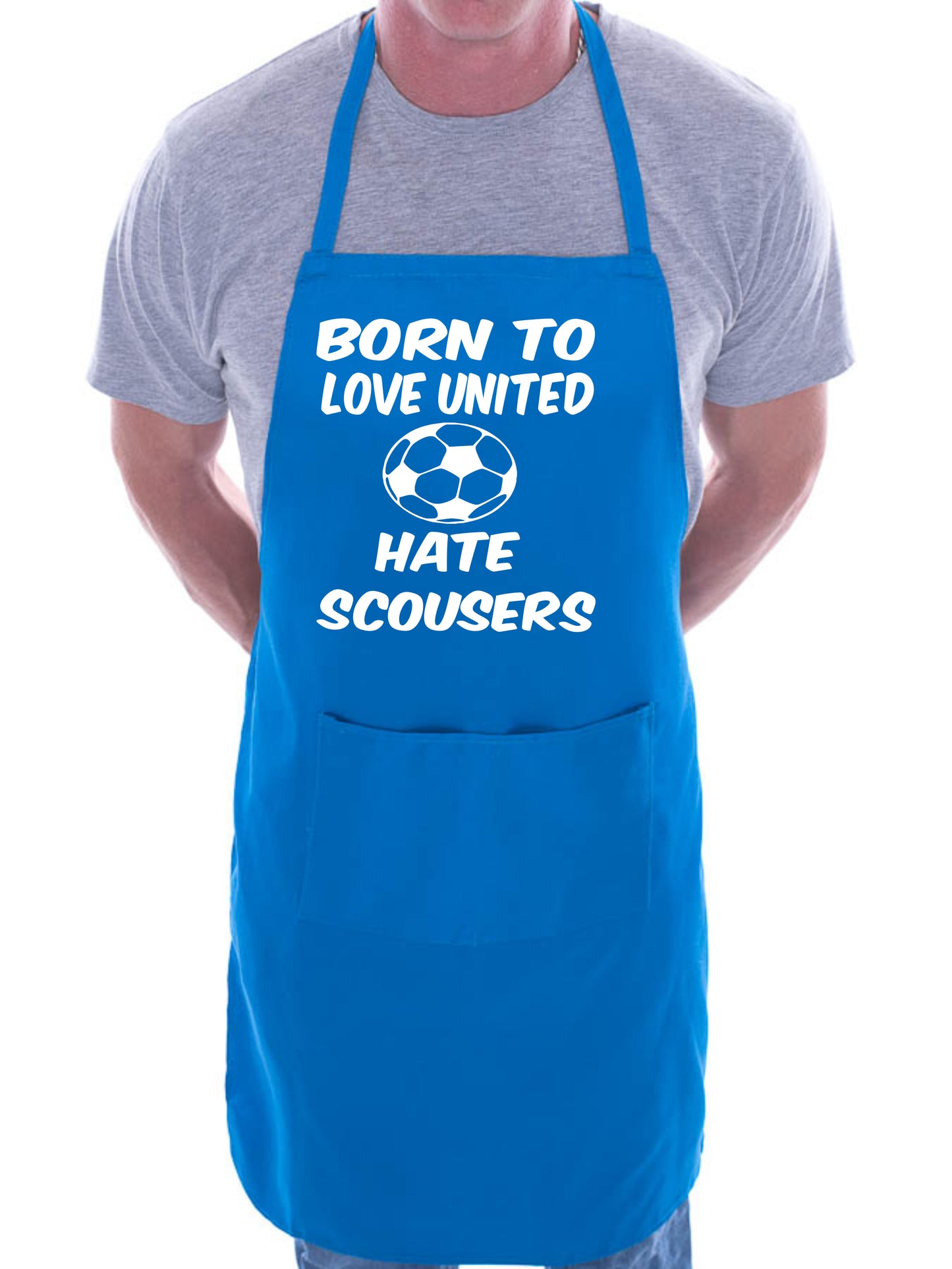 Adult Love Man Utd Hate Scousers BBQ Cooking Funny Novelty Apron