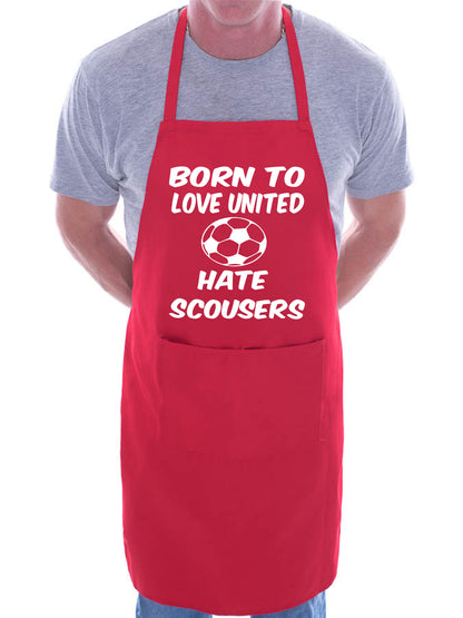 Adult Love Man Utd Hate Scousers BBQ Cooking Funny Novelty Apron