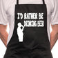I'd Rather Be Drinking Beer BBQ Cooking Apron