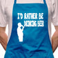 I'd Rather Be Drinking Beer BBQ Cooking Apron