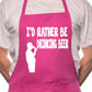 I'd Rather Be Drinking Beer BBQ Cooking Apron