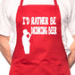 I'd Rather Be Drinking Beer BBQ Cooking Apron