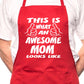 This Is What Awesome Mom BBQ Cooking Apron