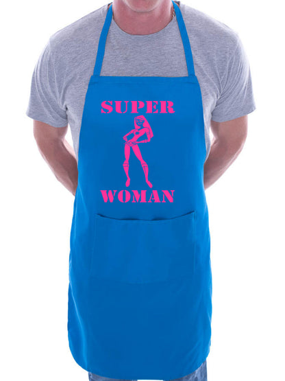 Adult Super Woman BBQ Cooking Funny Novelty Apron