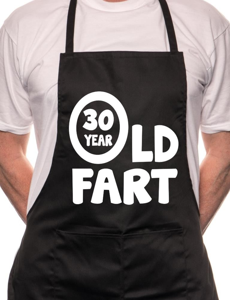 Adult 30 Year Old Fart Birthday BBQ Cooking Funny Novelty Apron