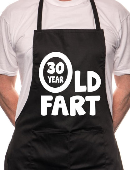 Adult 30 Year Old Fart Birthday BBQ Cooking Funny Novelty Apron