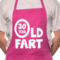 Adult 30 Year Old Fart Birthday BBQ Cooking Funny Novelty Apron