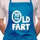 70 Year Old Fart Birthday BBQ Cooking Apron
