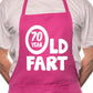 70 Year Old Fart Birthday BBQ Cooking Apron