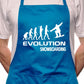 Adult Evolution Of Snowboarding BBQ Cooking Funny Novelty Apron