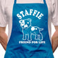 Adult Staffie Dog Lover BBQ Cooking Funny Novelty Apron