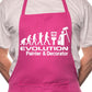 Adult Evolution Of Painter & Decorator BBQ Cooking Funny Novelty Apron
