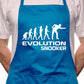 Evolution Of Snooker Player BBQ Cooking Apron