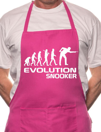 Evolution Of Snooker Player BBQ Cooking Apron