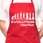 Adult Evolution Of Chess Player BBQ Cooking Funny Novelty Apron