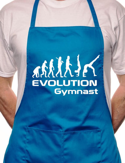 Evolution Of A Gymnast BBQ Cooking Apron