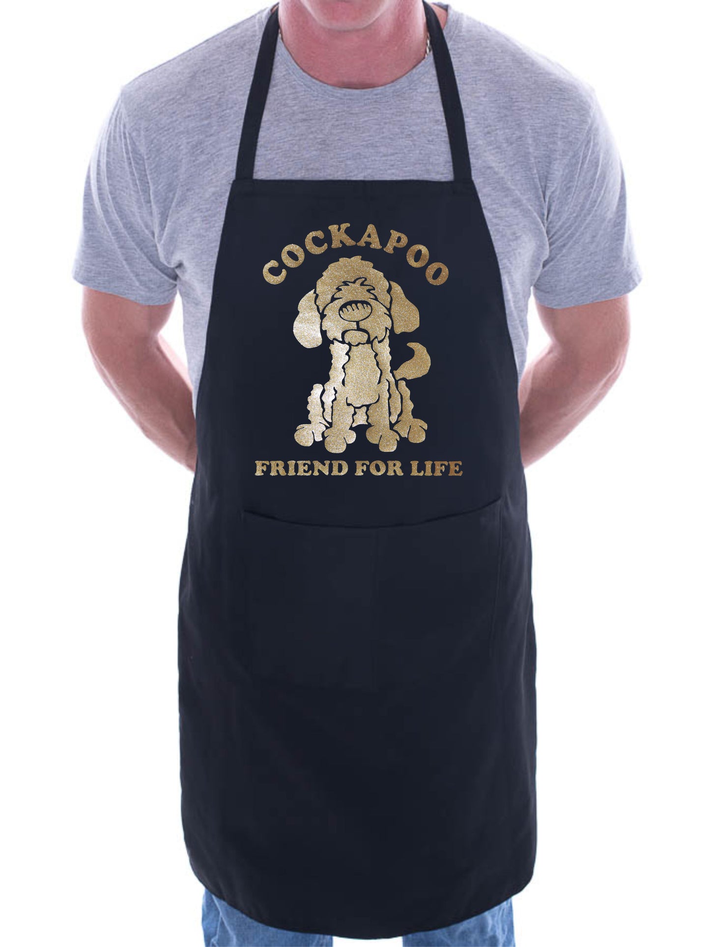 Adult Cockapoo Dog Lover Gift BBQ Cooking Funny Novelty Apron