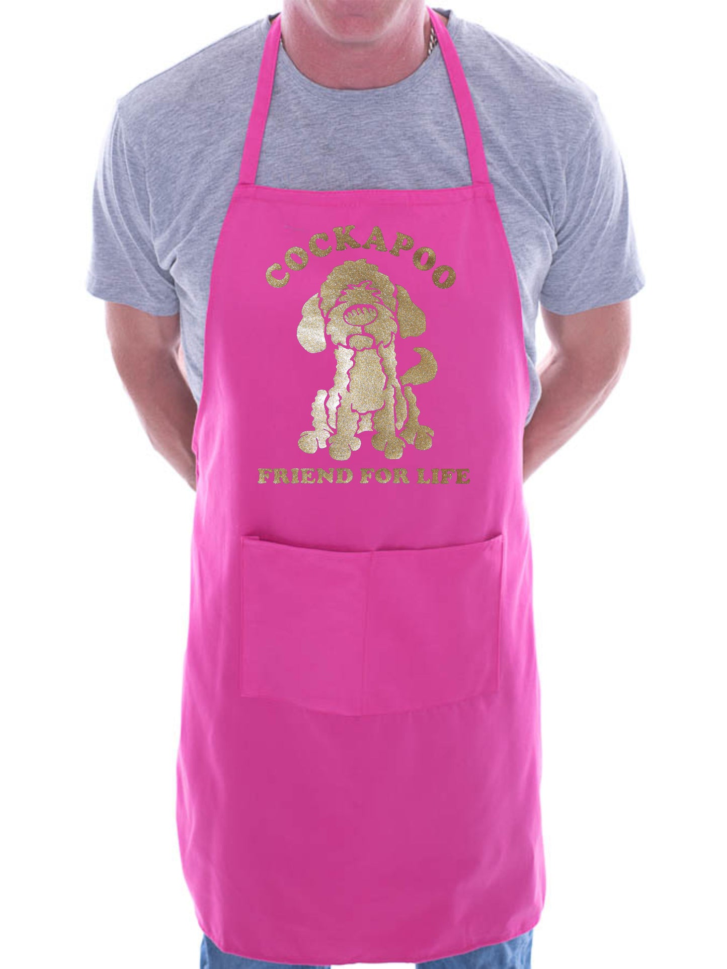 Adult Cockapoo Dog Lover Gift BBQ Cooking Funny Novelty Apron