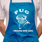 Pug Dog Lovers Gift BBQ Cooking Apron