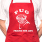Pug Dog Lovers Gift BBQ Cooking Apron