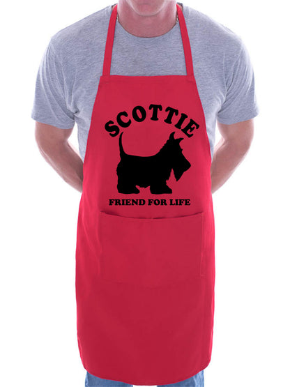 Adult Scottie Dog Lover BBQ Cooking Funny Novelty Apron