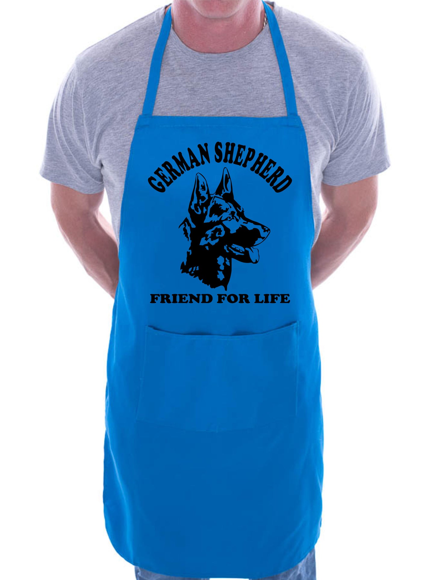 Adult German Shepherd Dog Lover BBQ Cooking Funny Novelty Apron
