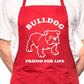 Bulldog Dog Lover BBQ Cooking Apron