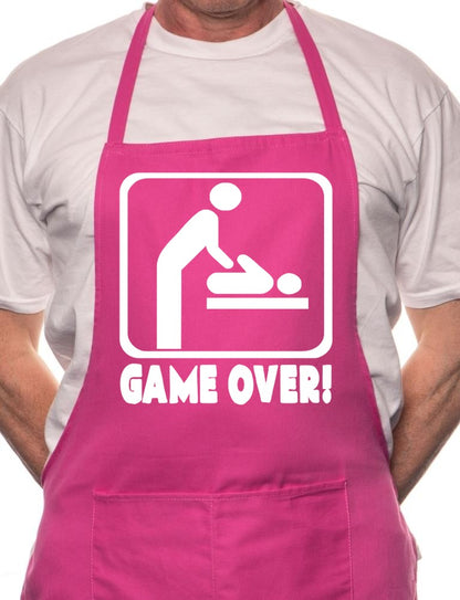 Game Over New Baby BBQ Cooking Apron