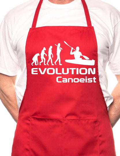 Evolution Of Canoeist BBQ Cooking Apron