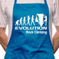 Evolution Of Rock Climbing BBQ Cooking Apron