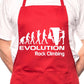 Evolution Of Rock Climbing BBQ Cooking Apron
