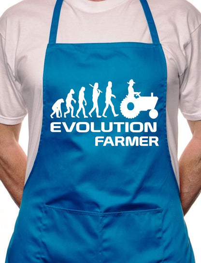 Evolution Of A Farmer Gift BBQ Cooking Apron