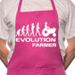 Evolution Of A Farmer Gift BBQ Cooking Apron