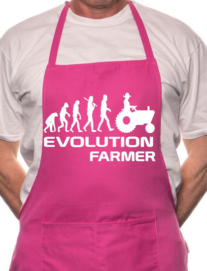 Evolution Of A Farmer Gift BBQ Cooking Apron