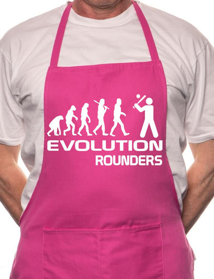 Adult Evolution Of Rounders BBQ Cooking Funny Novelty Apron