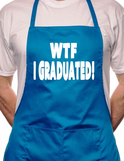 Adult I Graduated Graduation BBQ Cooking Funny Novelty Apron