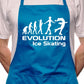 Evolution Of Ice Skating BBQ Cooking Apron