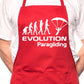Adult Evolution Of Paragliding BBQ Cooking Funny Novelty Apron