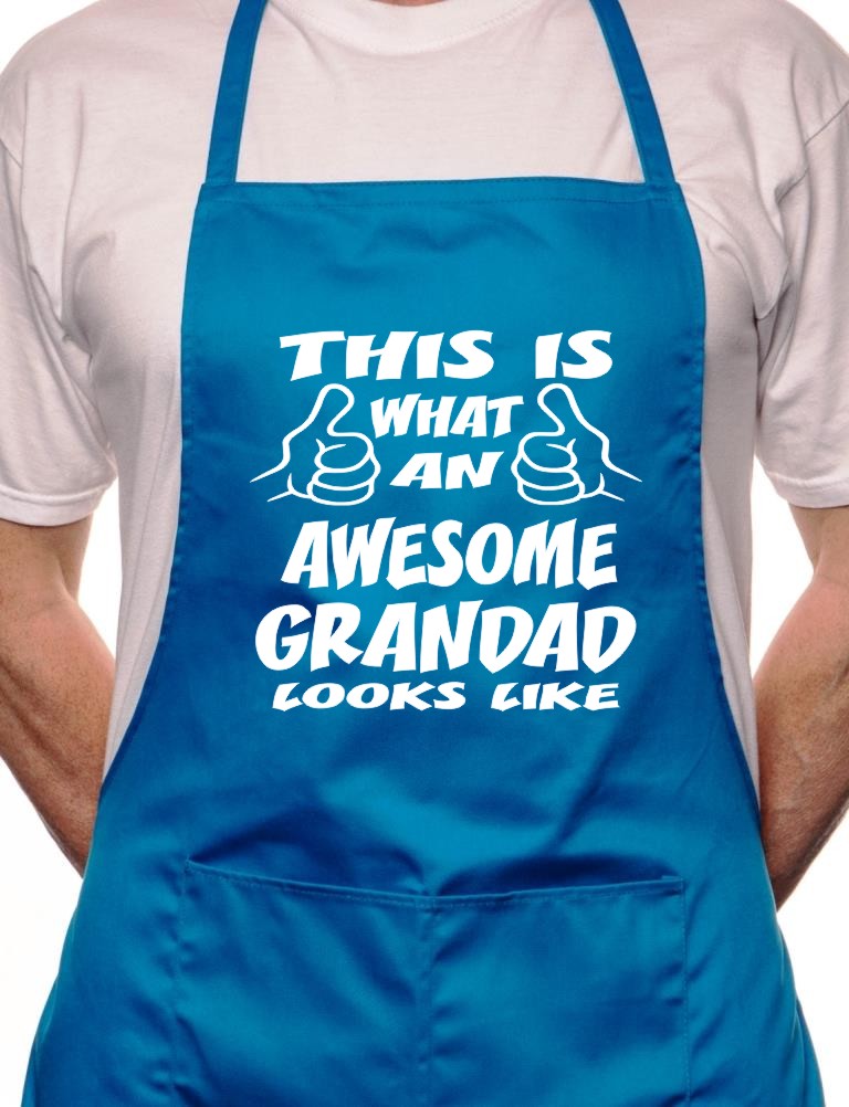 Adult This is What Awesome Grandad BBQ Cooking Funny Novelty Apron