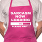 Sarcasm Loading BBQ Cooking Apron
