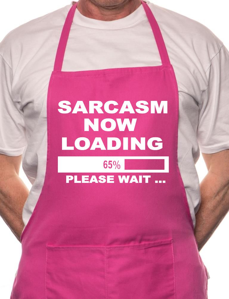 Sarcasm Loading BBQ Cooking Apron