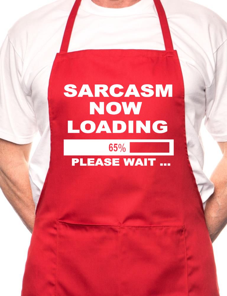 Sarcasm Loading BBQ Cooking Apron