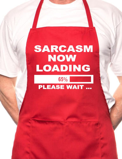 Sarcasm Loading BBQ Cooking Apron